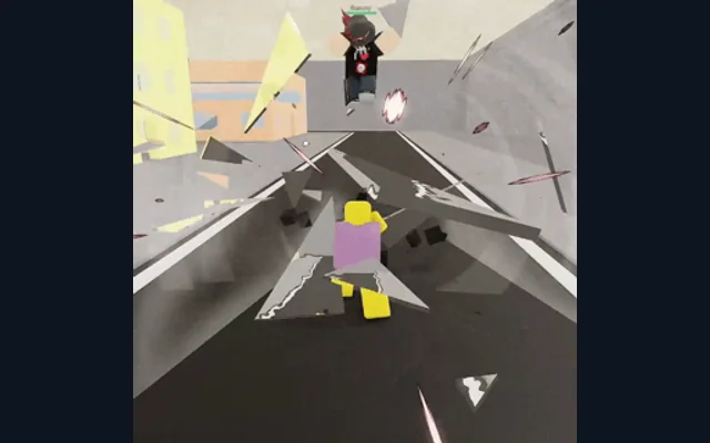 Cena de habilidade de Sky Assassin — gameplay